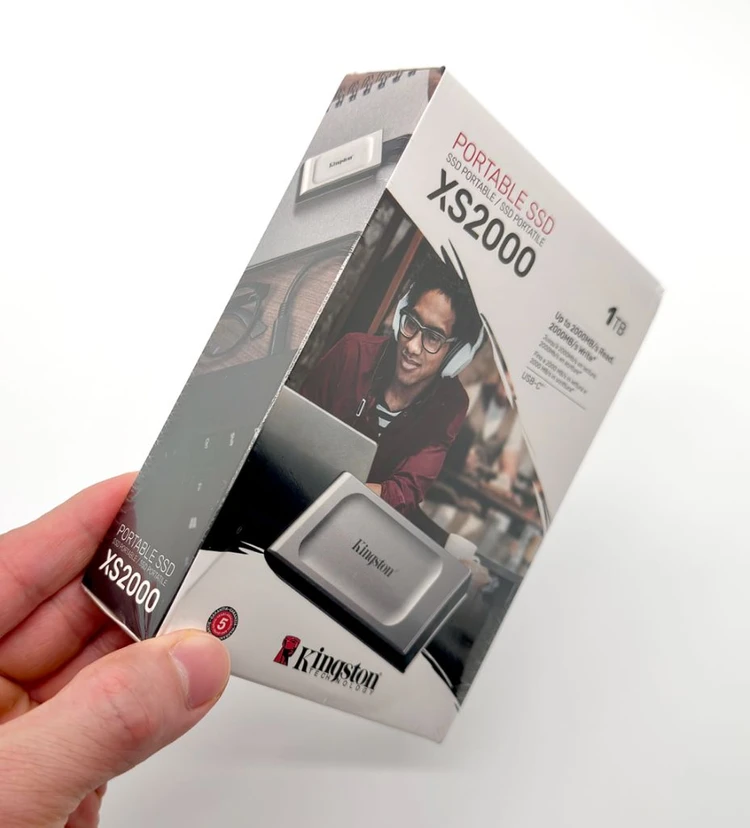 미개봉 킹스턴(Kingston)정품 1TB USB-C 2000MB/s 외장 SSD 이미지