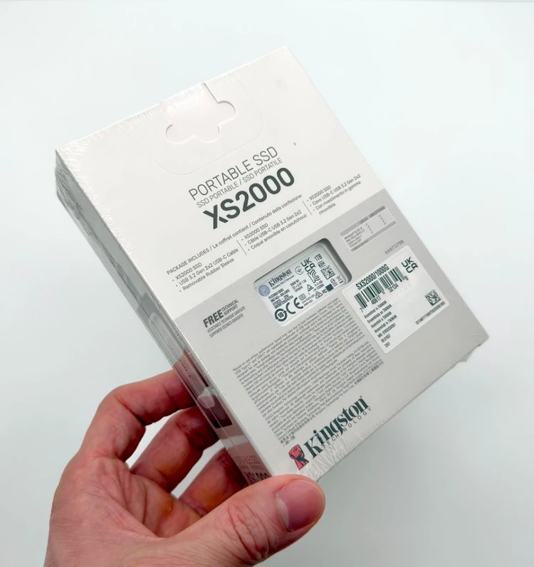 미개봉 킹스턴(Kingston)정품 1TB USB-C 2000MB/s 외장 SSD 이미지