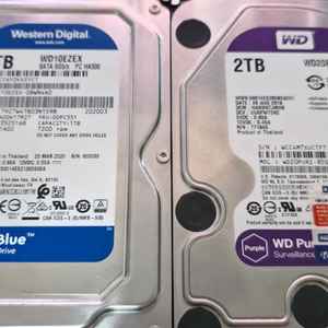 7만원 / WD Blue 1TB + Purple 2TB 하드디스크 이미지