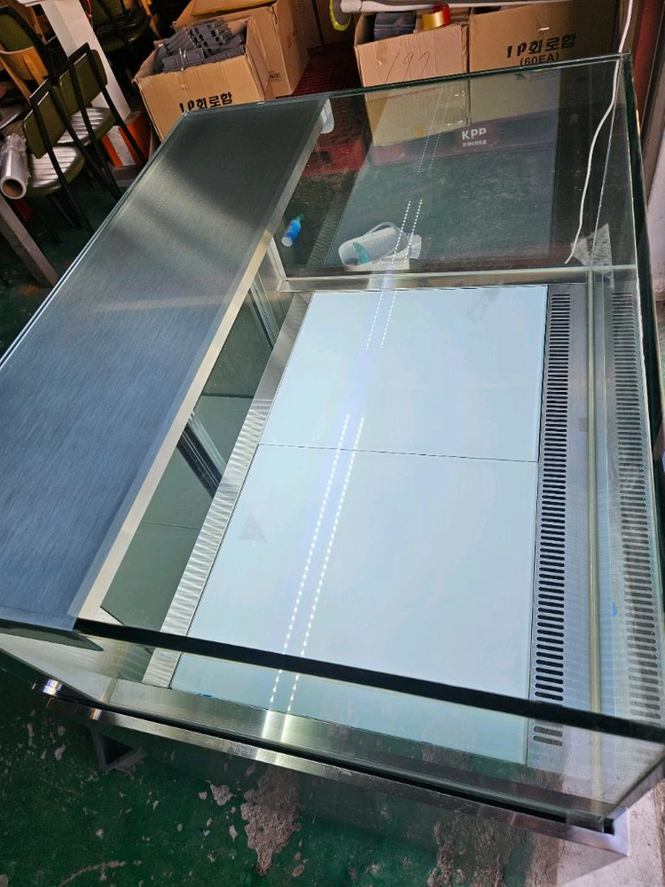 세경 마카롱 냉장 쇼케이스 앞쪽 1단, 뒤쪽 2단 형태 900 700 높이 1250 이미지