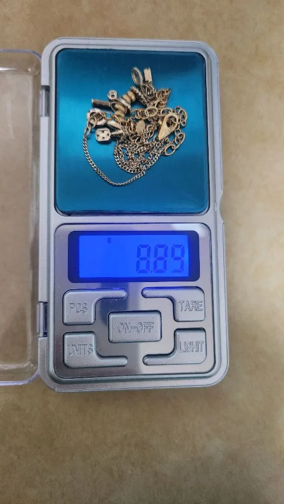 18k 콤비체인참목걸이 이미지