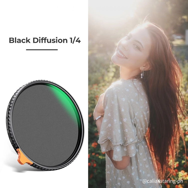 K&F Concept 블랙 미스트 1/4+가변 ND2-32 필터 (새상품) AGC Glass (49mm-82mm) 이미지