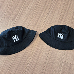 (현대백화점) MLB키즈 베이직 버킷햇 모자 2개 형제자매남매쌍둥이룩 가능 이미지