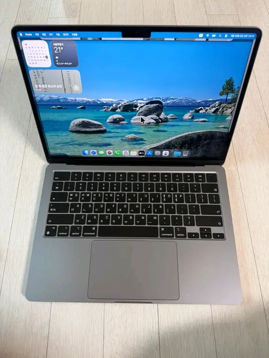 애플 맥북 에어 M2 13인치 16GB 512GB 이미지