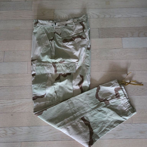 미군 사막삼색 전투복 바지.새제품.L.R 이미지