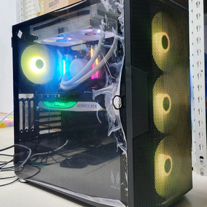 (라이젠 5800x3d/RTX4070ti/32G램/m.2 500G)고사양 게이밍 컴퓨터본체 이미지