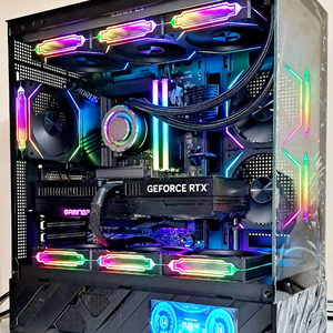 인텔 i9 14900K RTX5080 DDR5 32G SSD 1TB 하이엔드 컴퓨터 데스탑 PC 본체 이미지