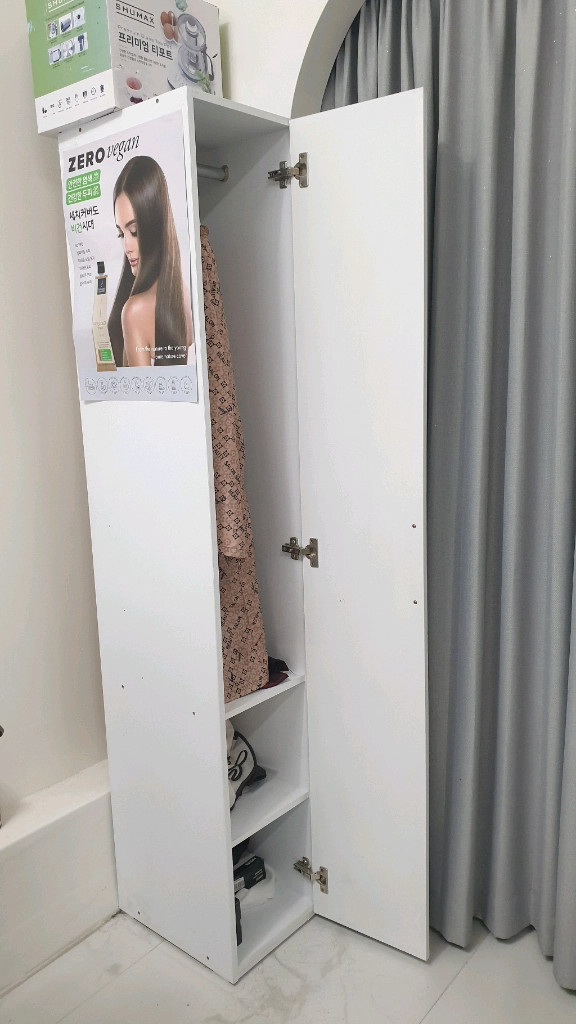 미용실 1단 옷장 이미지