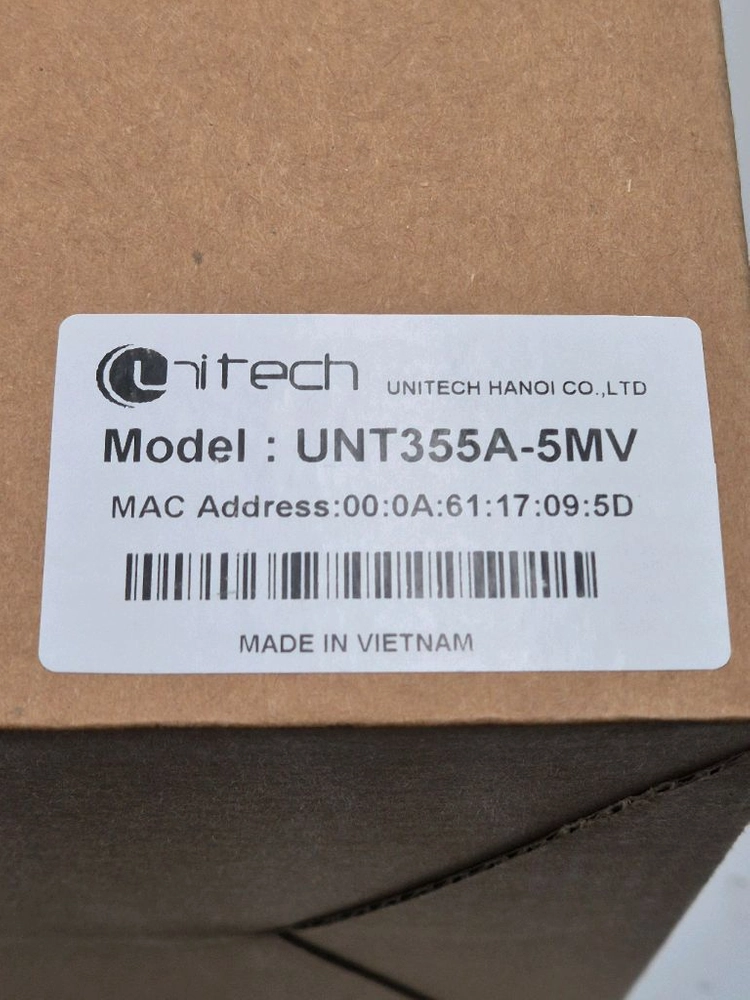 UNITECH UNT355A-5MV 5MP IP 네트워크 돔카메라 박스포함 이미지