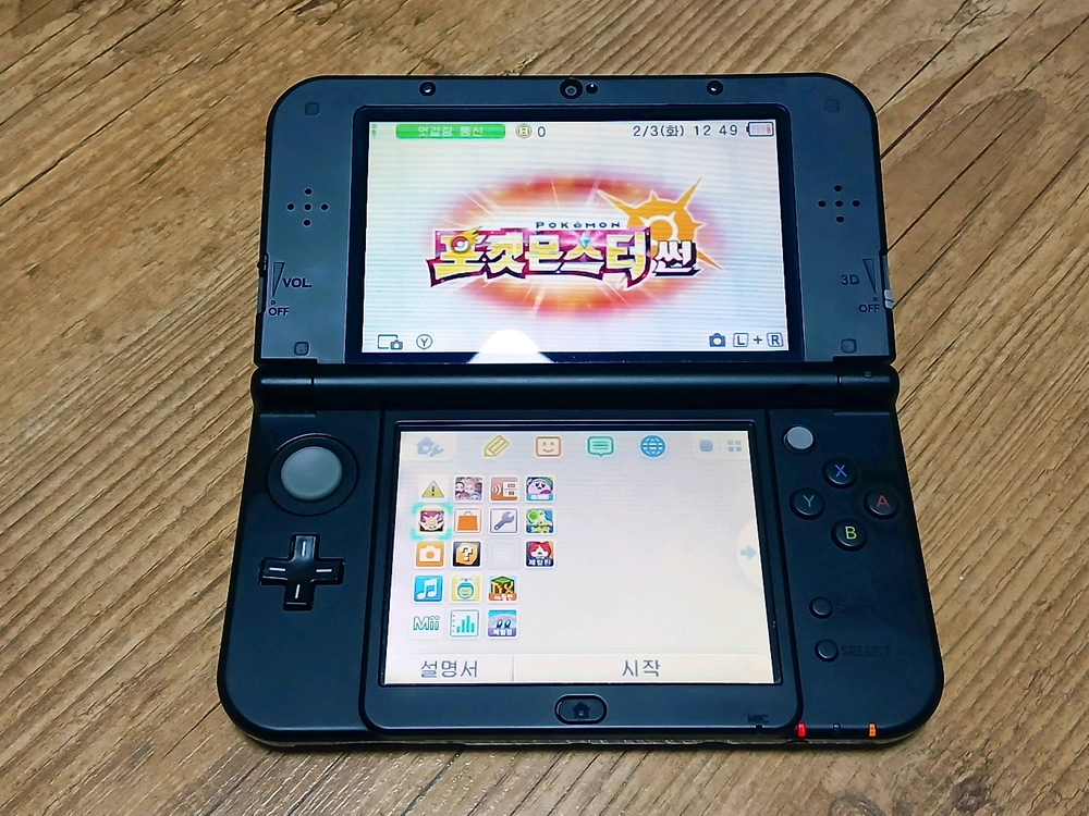 닌텐도 뉴큰다수 3DS 썬문에디션 + 포켓몬 블랙 디아루가 등 게임 판매합니다 이미지