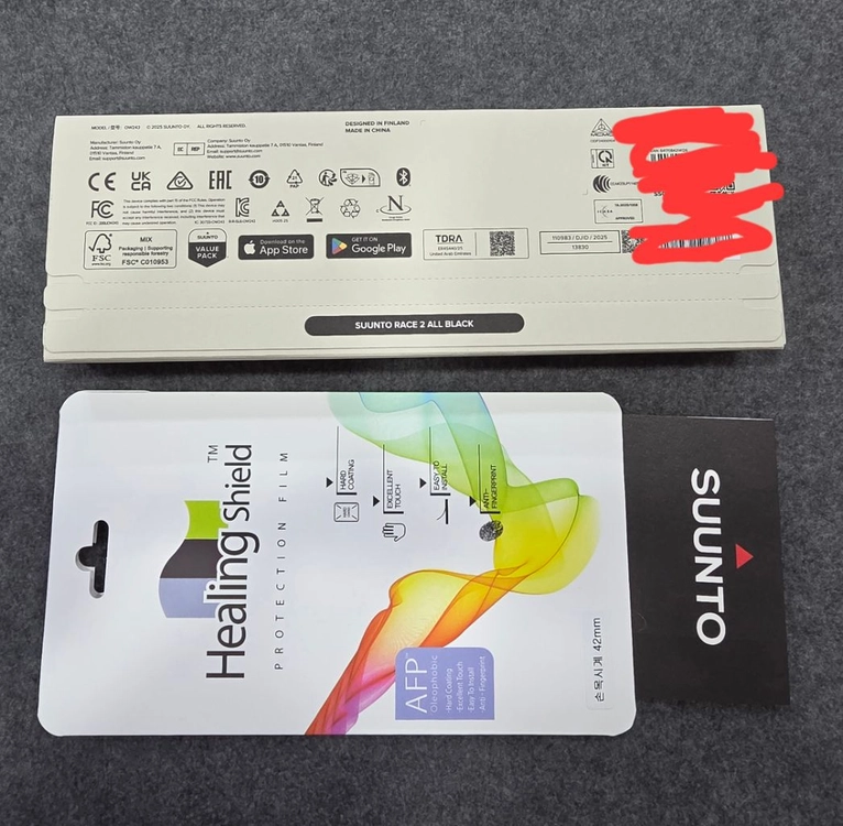 (미개봉)새상품 순토 레이스2 올블랙 이미지