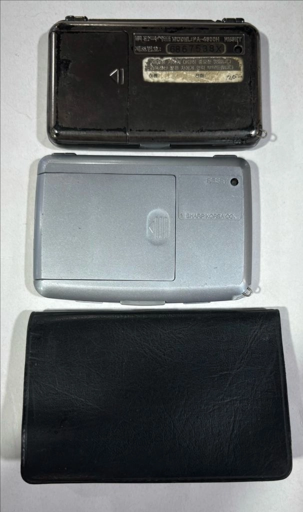 미니 전자 사전 샤프 PA-4600H, PA-5200H, PA-K500H 3대 부품용 또는 소품용 일괄 판매 이미지