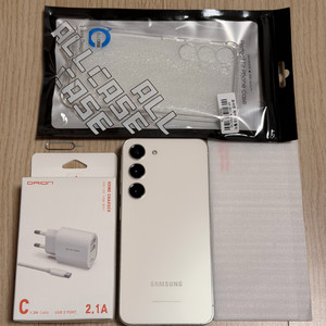 S급 갤럭시S23 크림 256GB 이미지