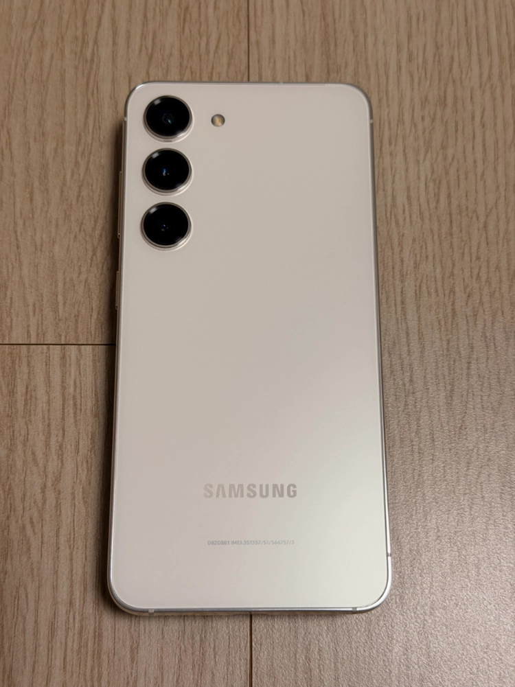 S급 갤럭시S23 크림 256GB 이미지