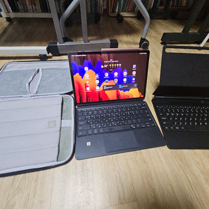 갤럭시 탭 S7+ 256GB 셀룰러 로즈골드 + 키보드 이미지
