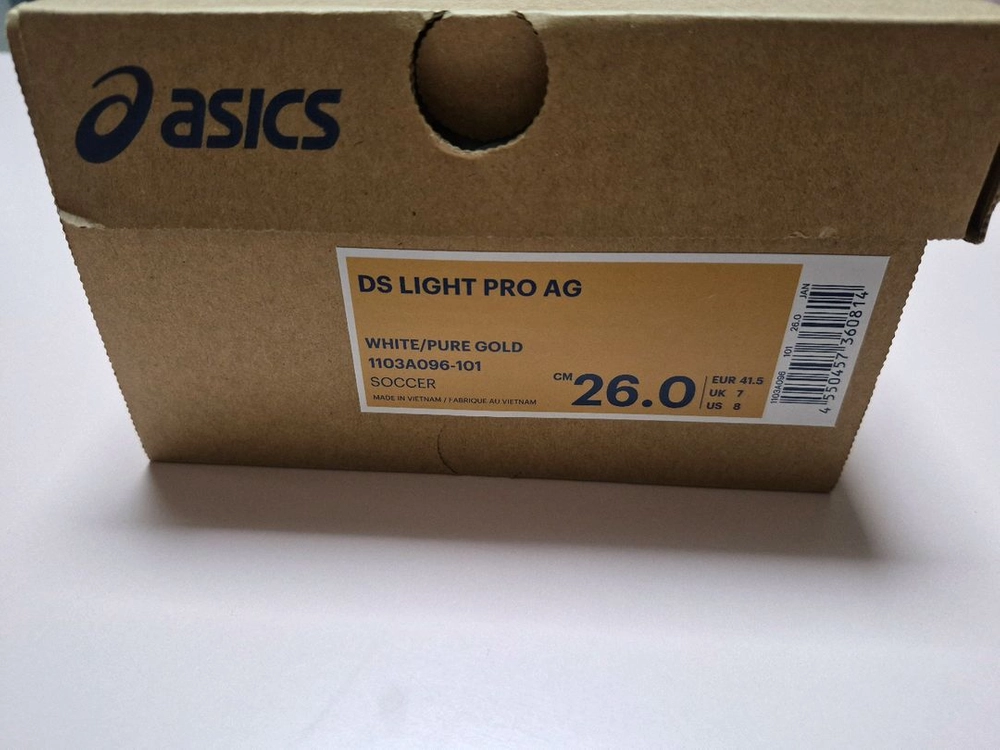 아식스 ds light pro ag 축구화 260 사이즈 판매합니다 이미지