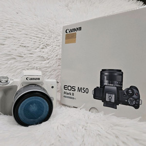[민트급] 캐논 EOS M50 Mark2 번들 렌즈, 미러리스 카메라 이미지
