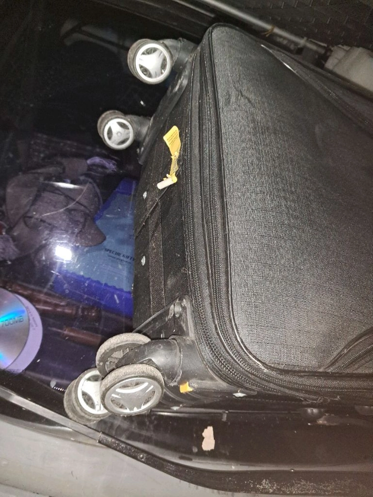 28인치 캐리어대형귀국용일회용4발통완전중고 이미지