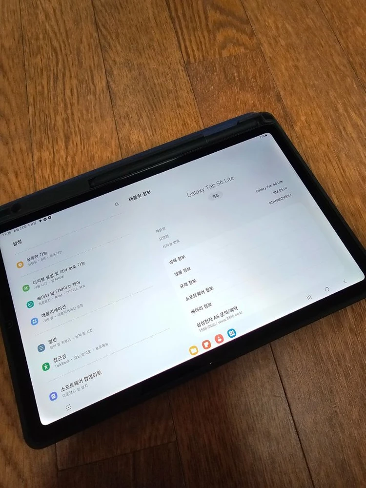 갤럭시 탭 S6 Lite 64GB 옥스포트그레이 wifi 이미지