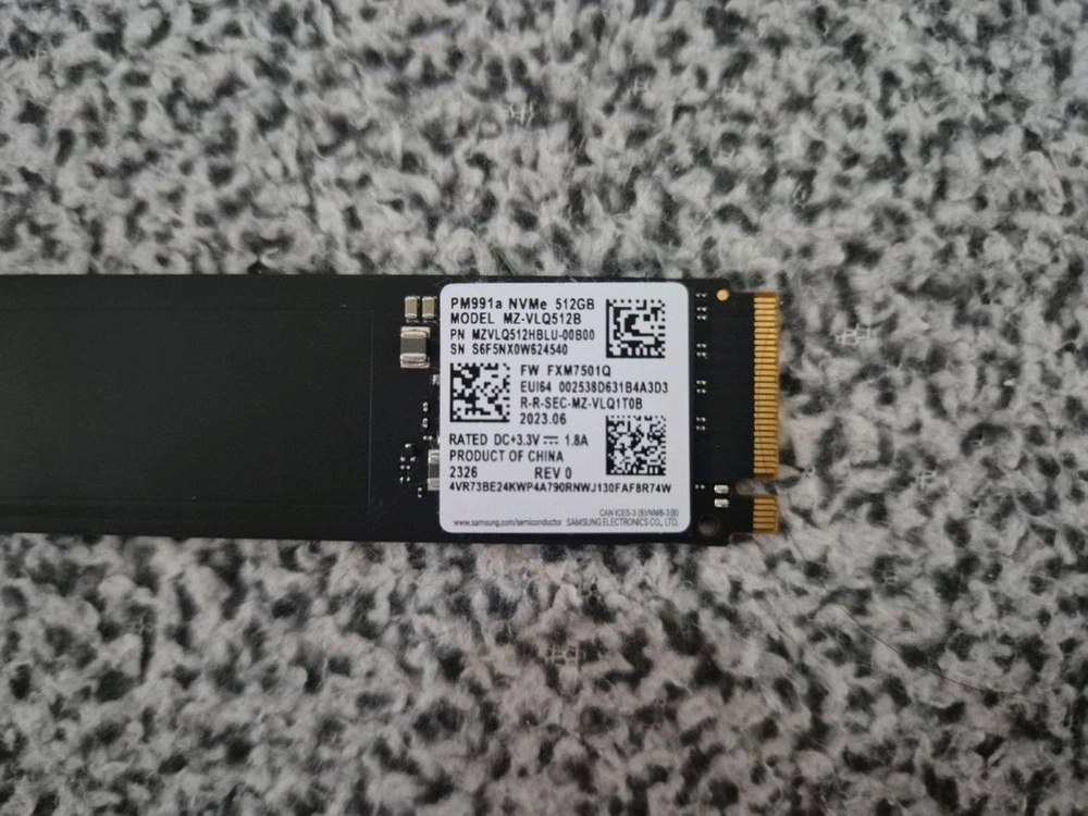 삼성 ssd pm991a 512gb 이미지