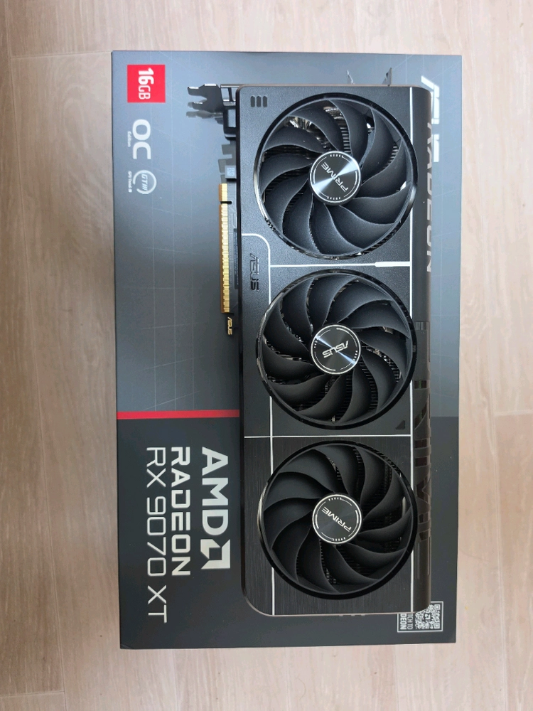 라데온 RX 9070 XT 그래픽카드 이미지