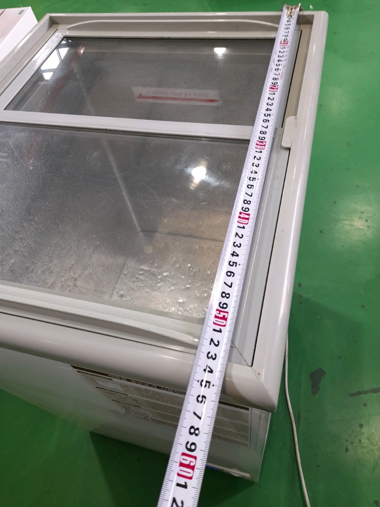 케이쓰리 냉동고 유리도어 SYBD-100 72L 아이스크림 얼음컵 냉동고 바퀴있음 경기광주 택배가능 이미지