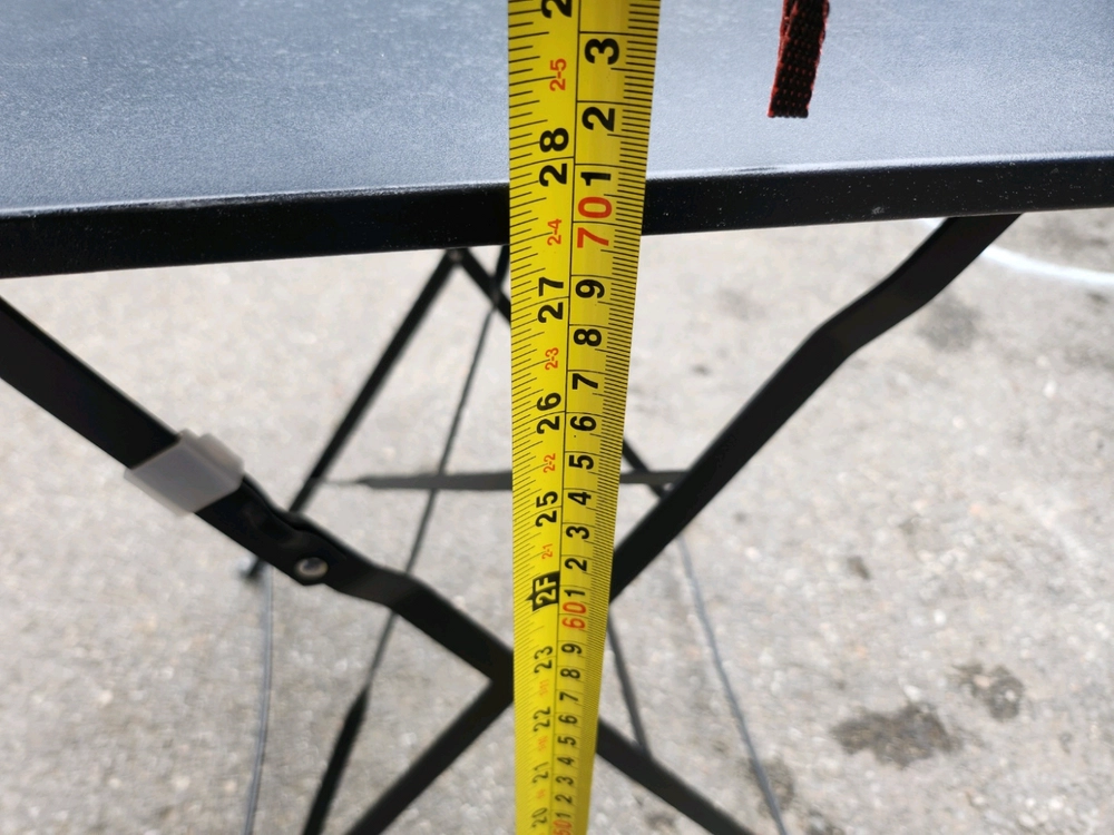접이식 카페 철재 테이블 60*60cm 상태좋음 경기광주 택배가능 이미지