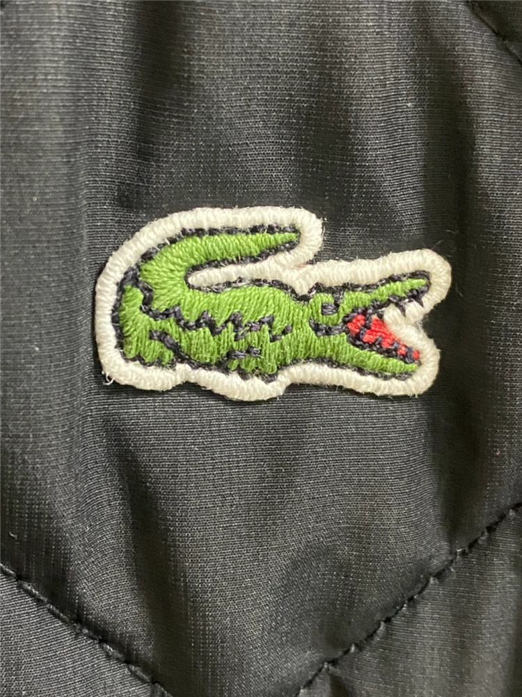 남성 라코스테 퀄팅 자켓 52 사이즈 블랙 Lacoste 경량 점퍼 이미지