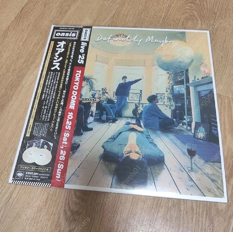 OASIS (오아시스) - Definitely Maybe (2LP/ Ivory Color Vinyl/ Japane 이미지