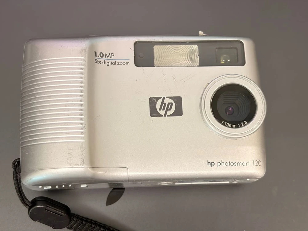 HP 포토스마트 120 빈티지 디카 실버 이미지