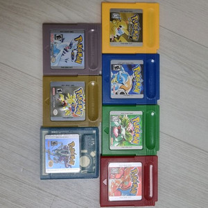 gb,gbc(게임보이,게임보이컬러)포켓몬스터 영문판 복각팩(일괄) 이미지