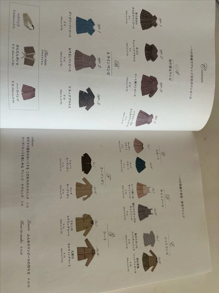 소잉책 패턴책 일본책 일서 이미지