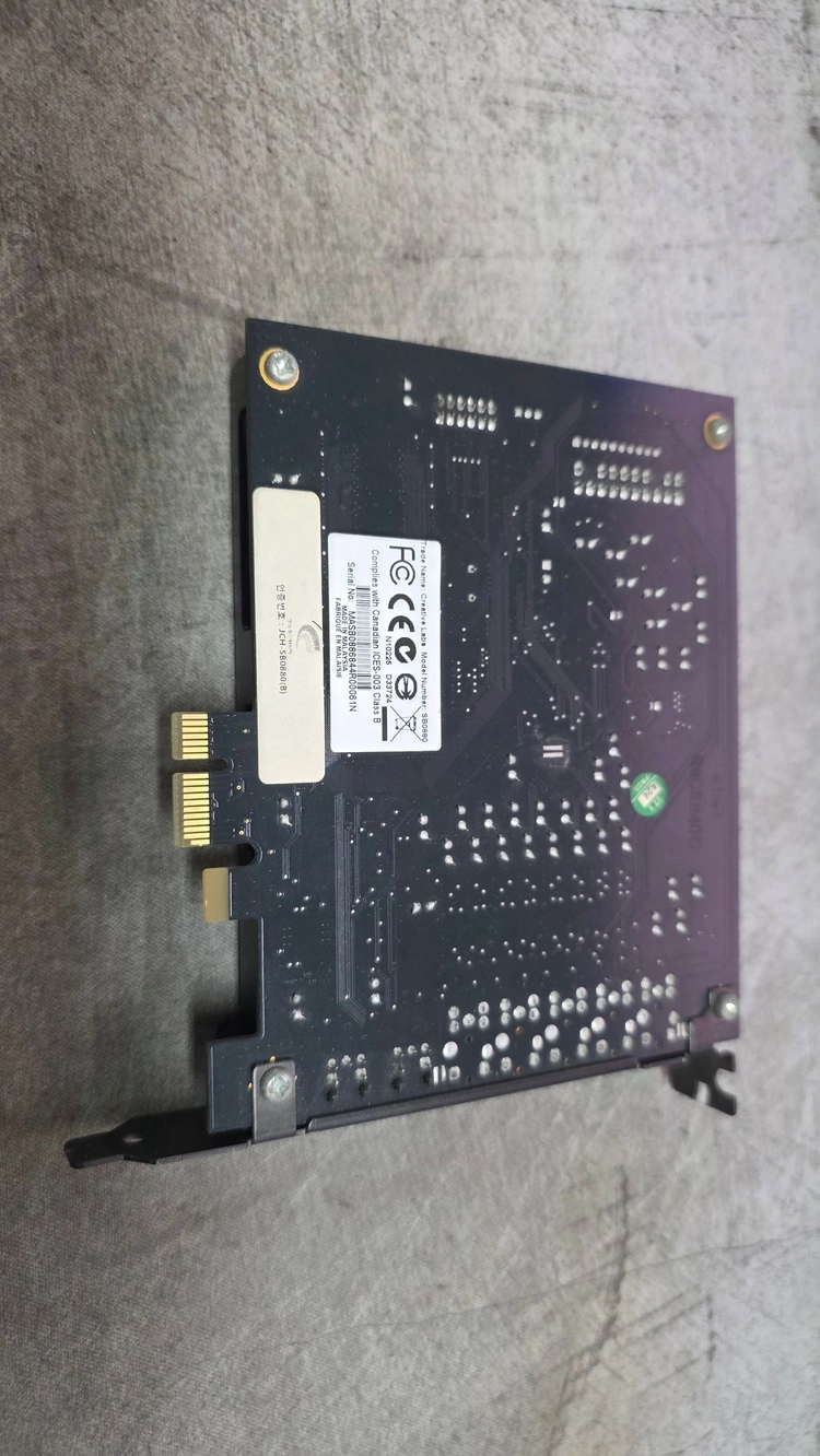 Creative Sound Blaster X-Fi Titanium SB0880 사운드 카드 이미지