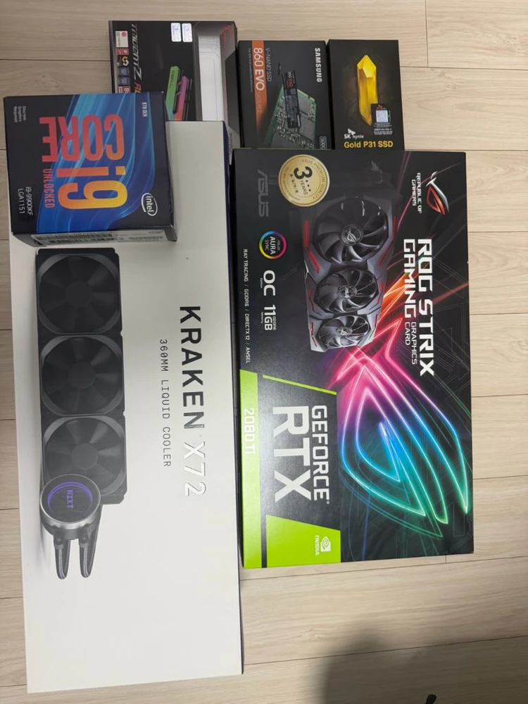 9900kf+z390+Krakenx72 이미지