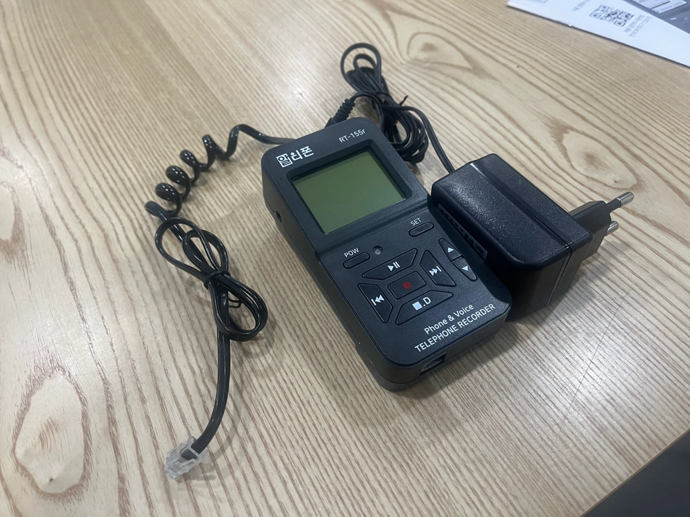 전화녹음기 RT-155r 통화녹취기 (SD카드 포함) 이미지