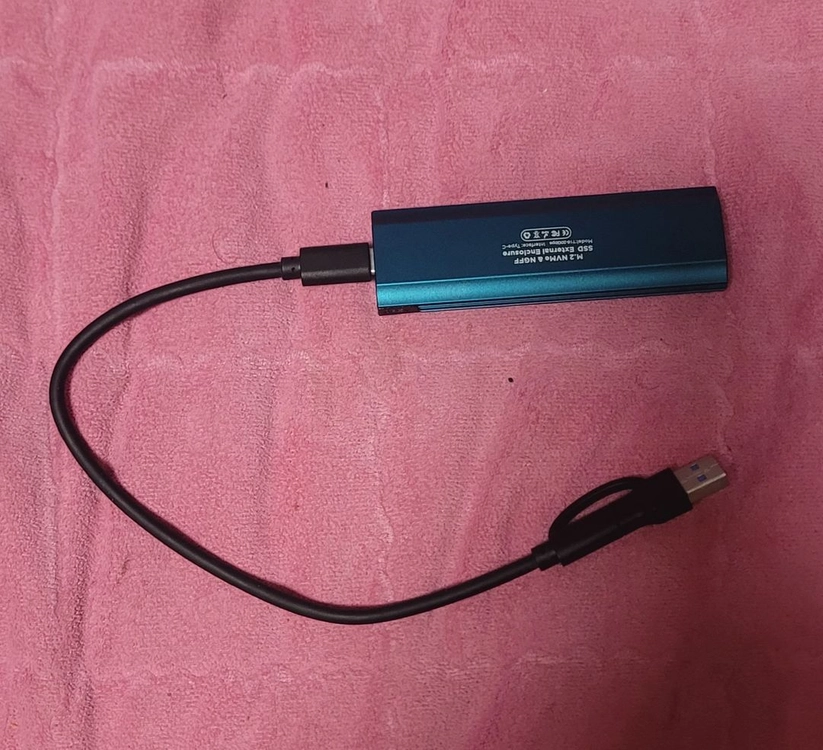 nvme 삼성 m2 ssd pm981a 1테라&m2외장하드 케이스 이미지