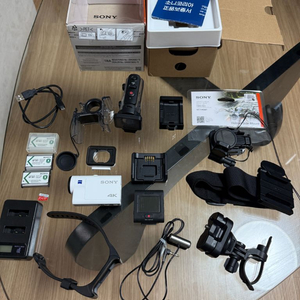 소니 sony x3000r 4K 액션캠 세트 이미지