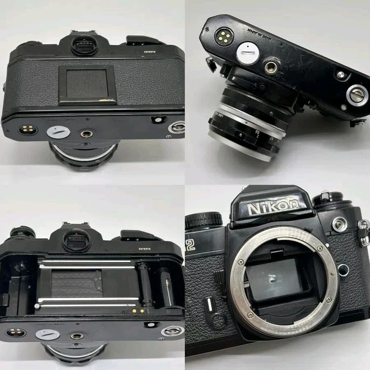 니콘 필름카메라 fe2 블랙 50mm f2 렌즈 이미지