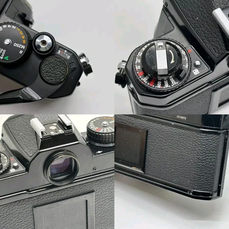 니콘 필름카메라 fe2 블랙 50mm f2 렌즈 이미지