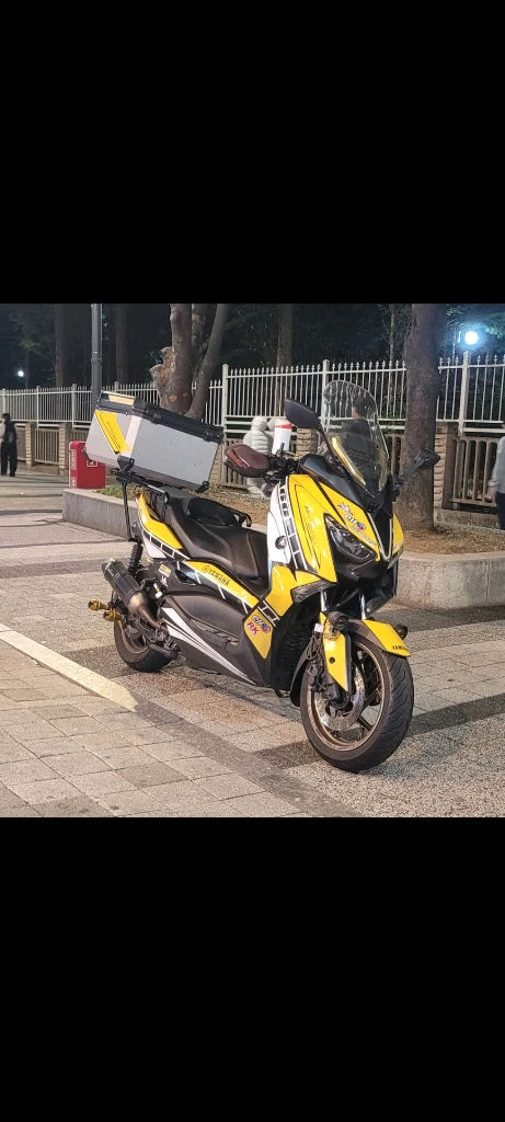 xmax300 탑박스 리어 캐리어 (면목동 짐대 및 분체 도장) 판매 합니다 이미지