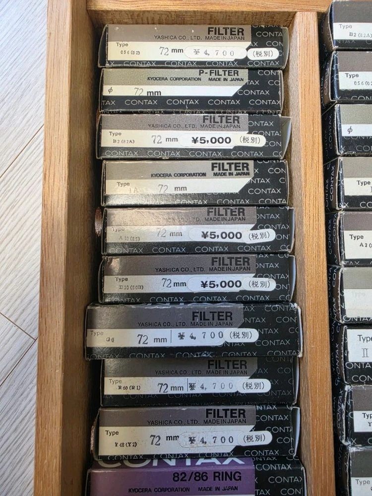 콘탁스 필터, 링, 렌즈캡, 메탈후드, 55mm 67mm 72mm 82mm 등 판매합니다 이미지