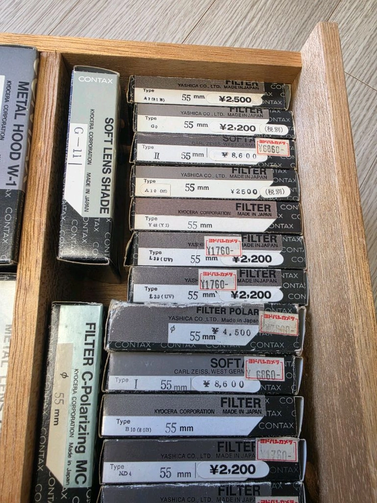콘탁스 필터, 링, 렌즈캡, 메탈후드, 55mm 67mm 72mm 82mm 등 판매합니다 이미지