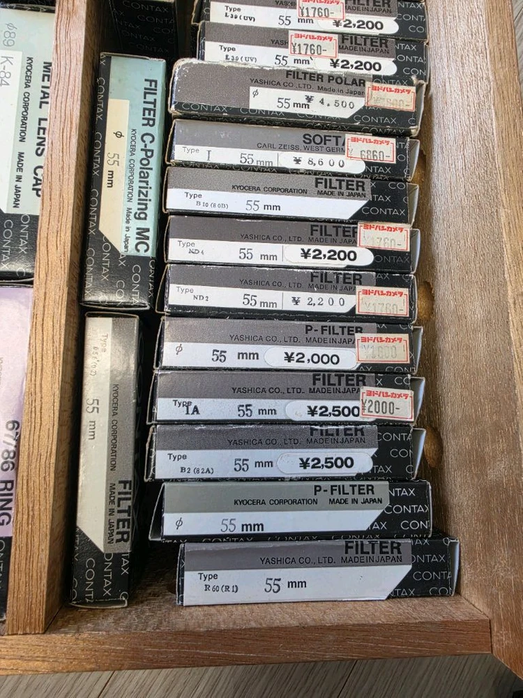 콘탁스 필터, 링, 렌즈캡, 메탈후드, 55mm 67mm 72mm 82mm 등 판매합니다 이미지