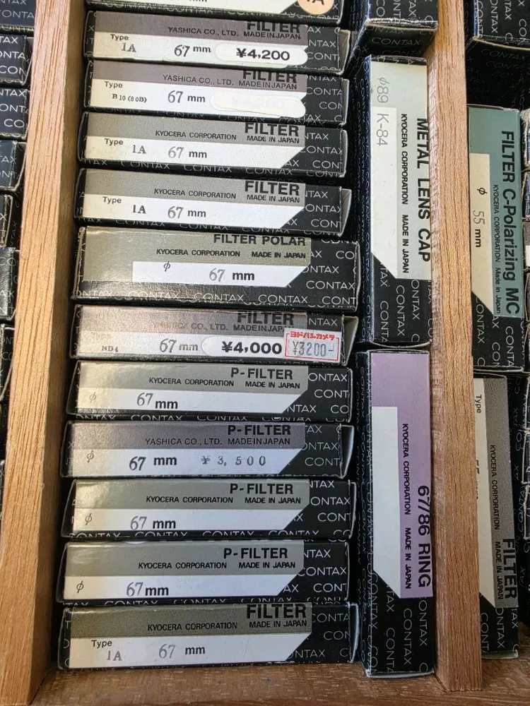 콘탁스 필터, 링, 렌즈캡, 메탈후드, 55mm 67mm 72mm 82mm 등 판매합니다 이미지