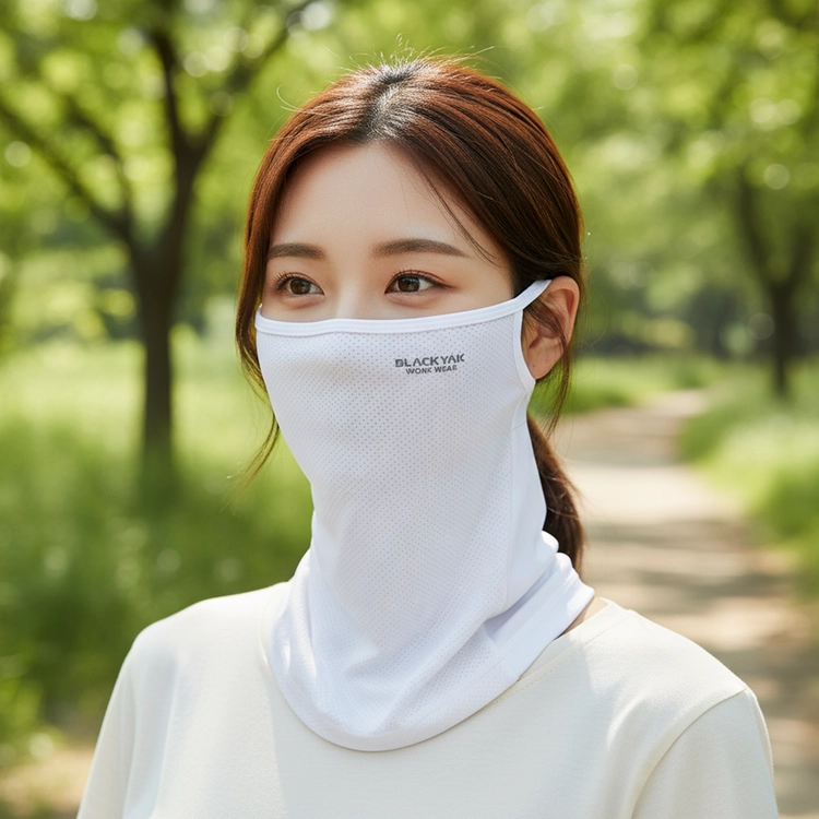 블랙야크 s-페이스스카프 자외선차단 숨쉬기 편한 외출용 마스크 (화이트) - 새상품 이미지