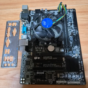 기가바이트 H110M-S2PV메인보드 + CPU 쿨러 세트 이미지