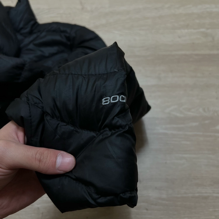 노스페이스 여성 800 구스다운 경량패딩 점퍼 [블랙] S/90 이미지