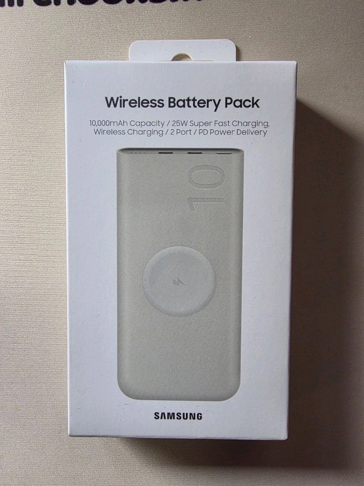 삼성 보조배터리 미개봉 PD 무선 충전 배터리팩 10,000mAh (25W) 이미지