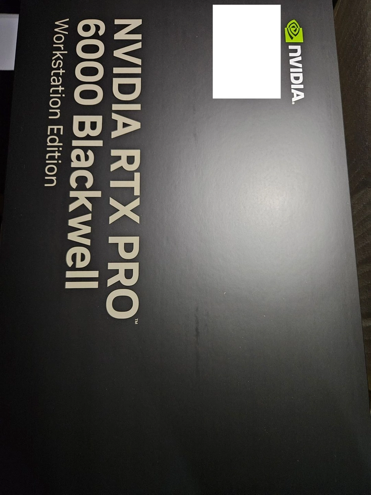 NVIDIA RTX PRO 6000 Blackwell 워크스테이션 에디션 D7 96GB 서린 판매합니다 이미지