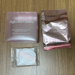 클리오 킬커버 하이 글로우 쿠션 2 란제리 리필+쿠션 이미지